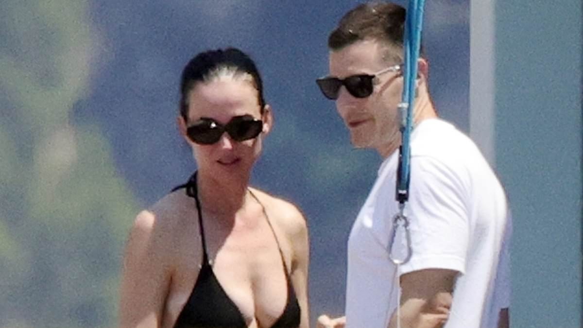 EXCLUSIVE Newly single Katy Perry shows ex Orlando Bloom what he's missing in TINY black bikini on 'family' yacht trip