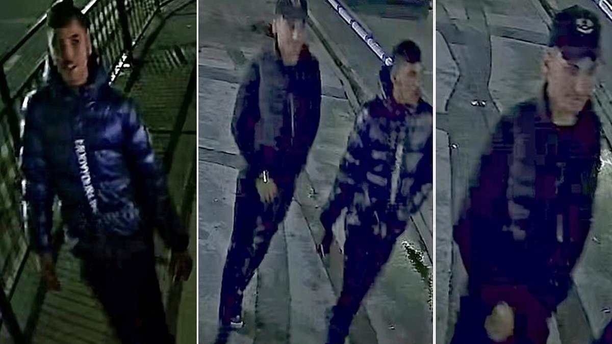 Police release CCTV of three men 'after woman raped' in early hours of the morning