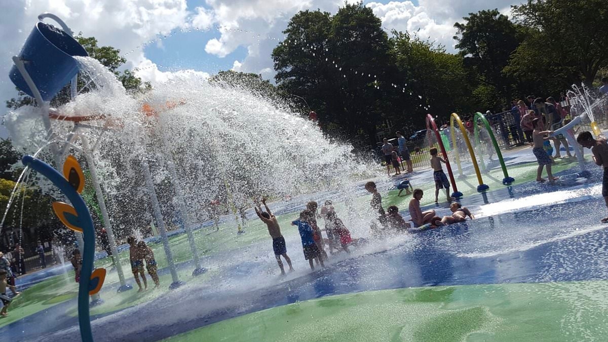 Man, 34, charged with attempted kidnapping after 'children were approached at splash pad'