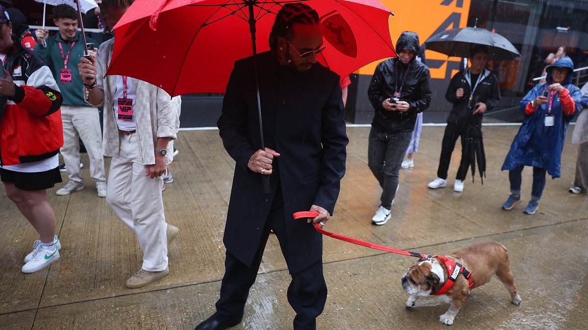 F1 RACE ZONE: Martin Brundle hugged by Ted Lasso star, 239th time lucky for Nico Hulkenberg and Lewis Hamilton's hound steals the show at Silverstone
