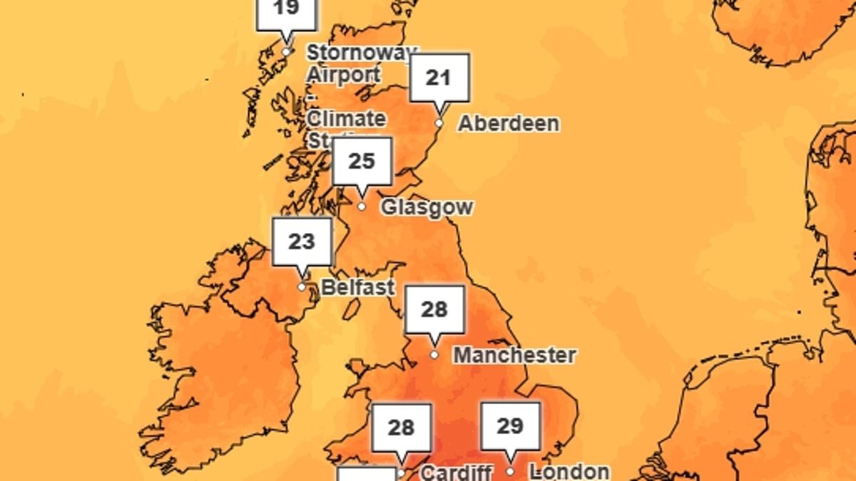 Here comes the sun! Brits are in for damp day or two before ANOTHER heatwave hits... and summer finally seems to stick