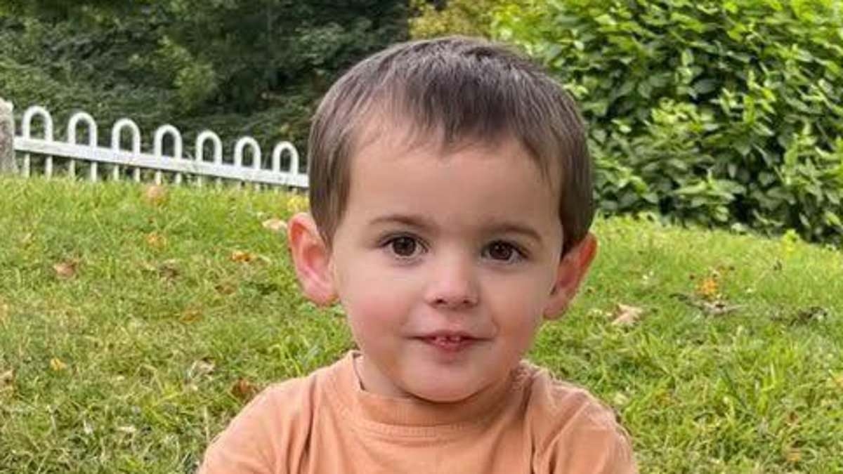 EXCLUSIVE Pictured: Boy, four, crushed to death by falling gravestone as his grieving family lay floral tributes at the scene
