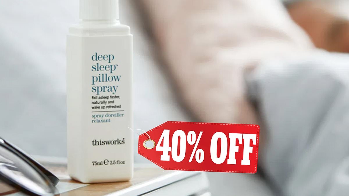 This £15 bottle of lavender pillow spray is flying off the shelves with users swearing they 'fall asleep in MINUTES' (and it's on sale this Prime Day)