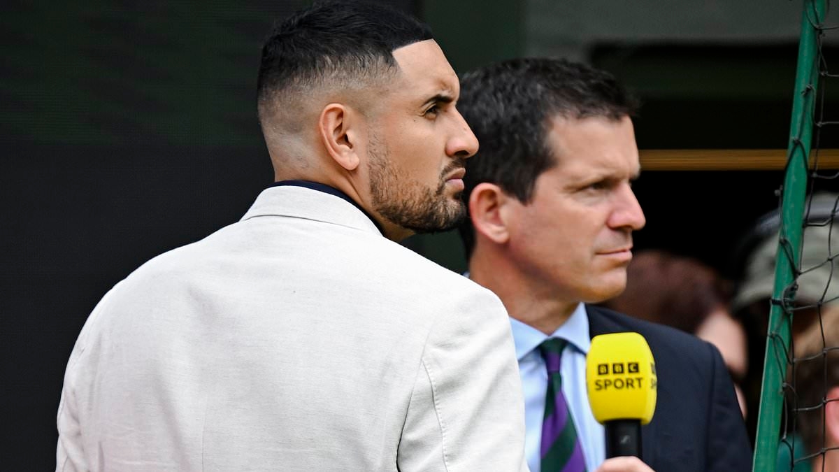 Nick Kyrgios WILL commentate at Wimbledon as TNT Sports sign up polarising tennis star for men's and women's finals