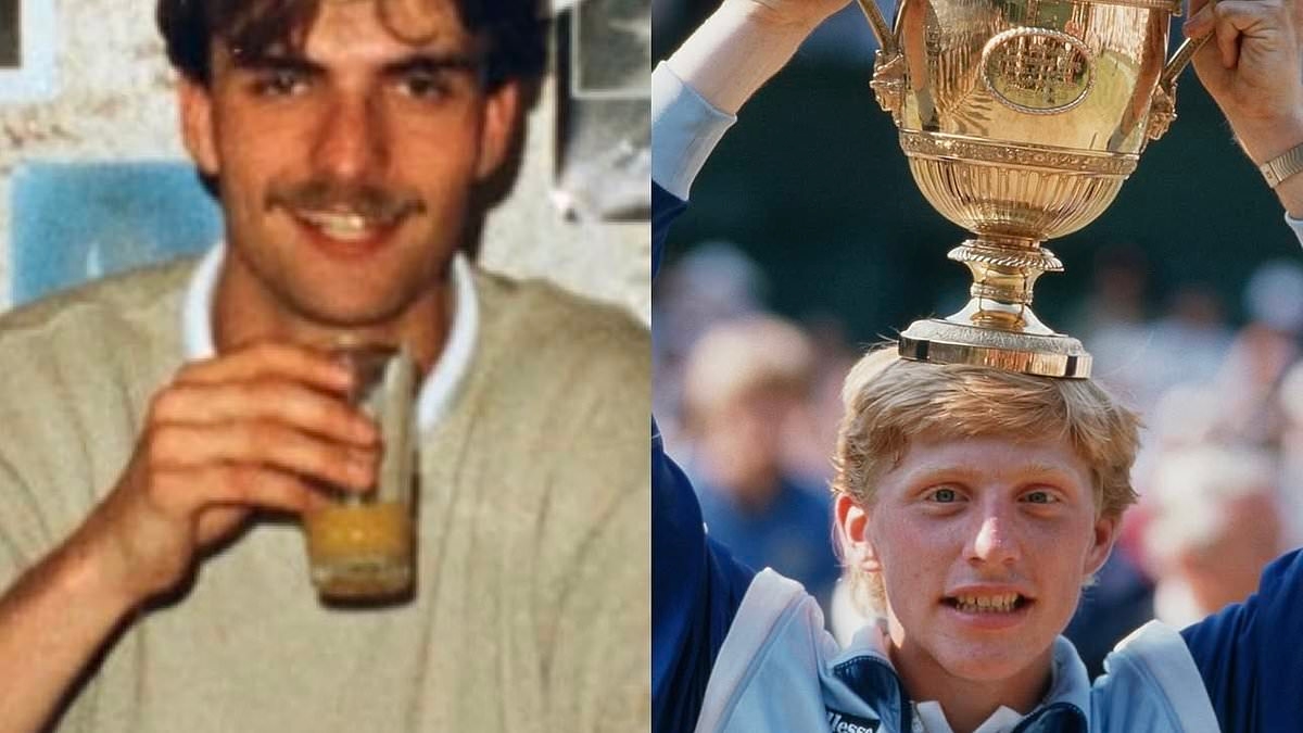 Premier League icon looks unrecognisable as he posts throwback photo from his teenage years in a comparison with Boris Becker