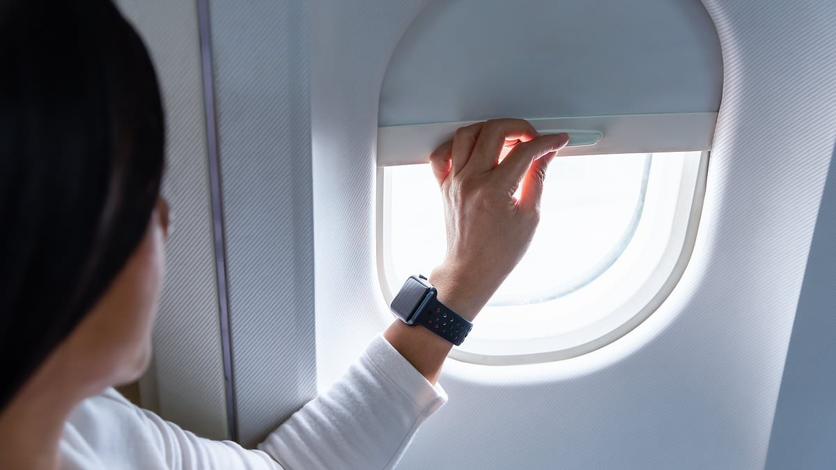 Flight attendant reveals why they always ask passengers to open their window for take off and landing