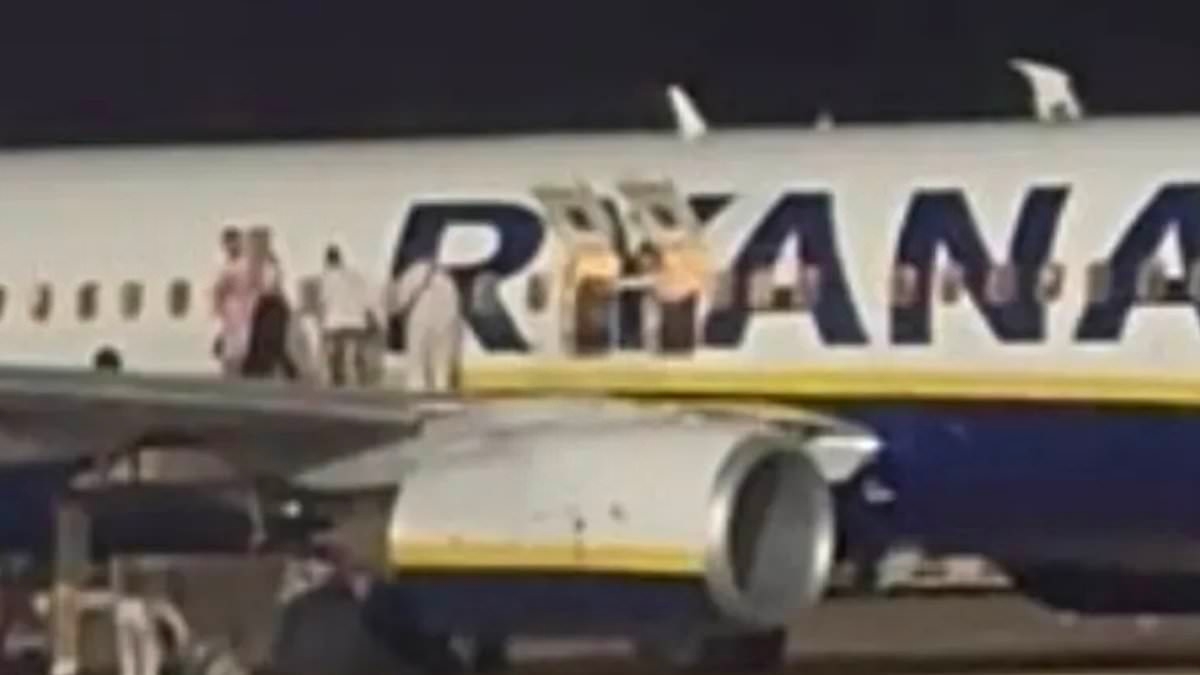 EXCLUSIVE Why bungling cabin crew could have been reason behind terrifying evacuation of Ryanair jet in Majorca that left passengers with broken bones as they jumped from wing