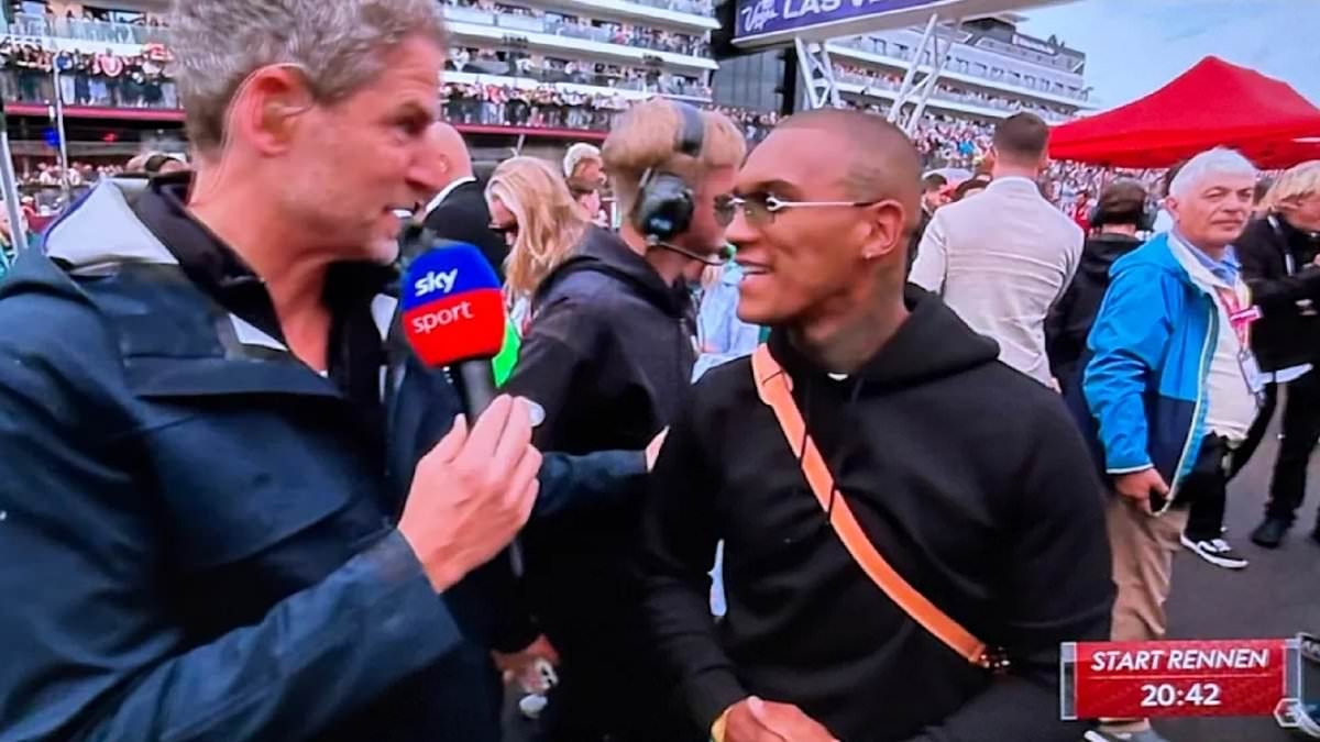 Conor Benn has excruciatingly awkward British GP interview with Sky Germany presenter - who had no idea who the boxer was!