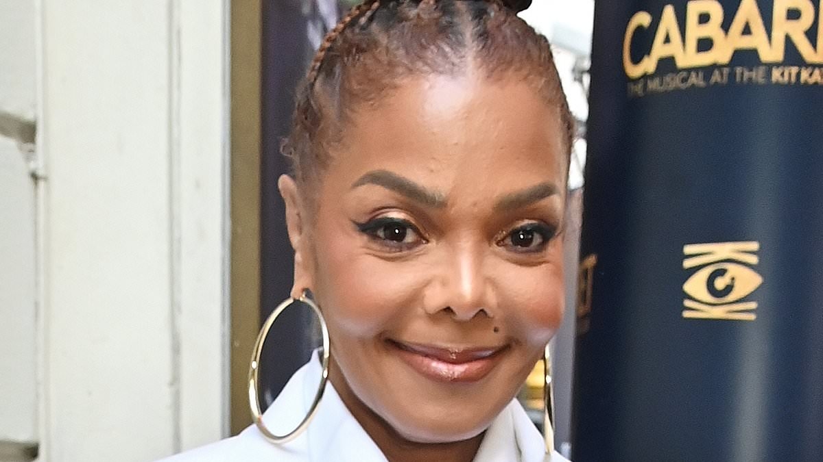 Janet Jackson and Oscar winner Eddie Redmayne rub shoulders with British TV icons Denise Welch and Claire Sweeney as they celebrate Cabaret's 1500th performance
