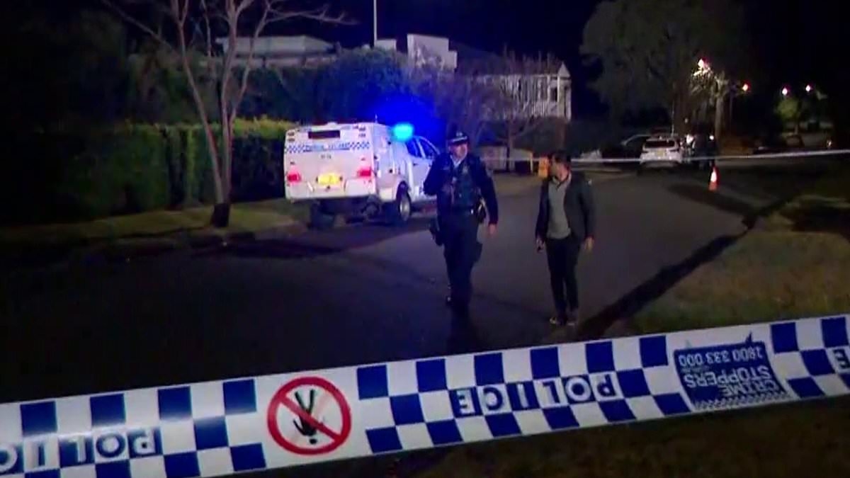 BREAKING NEWS Kellyville house is sprayed with bullets in early morning shooting - as getaway car is found torched nearby