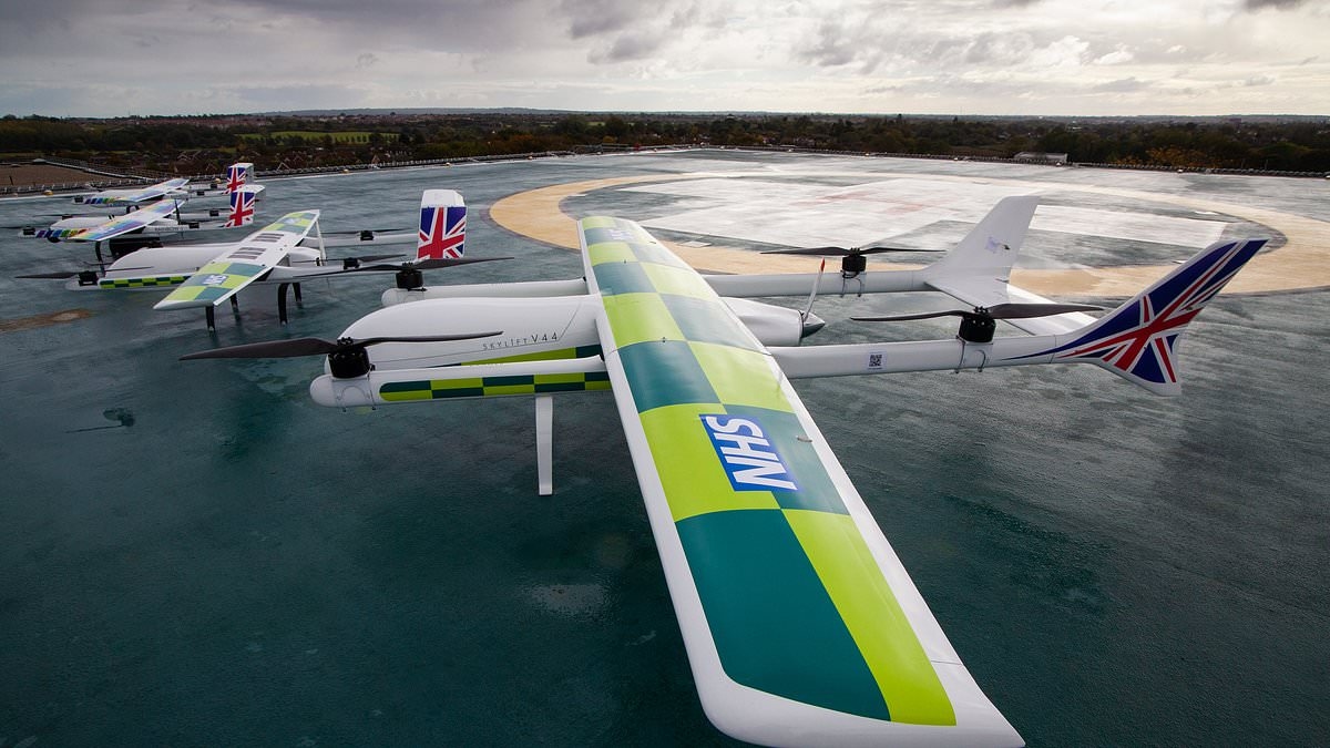 Fury as NHS plans hundreds of weekly drone flights over London