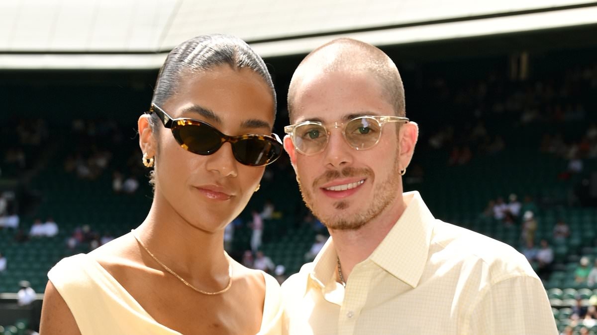 EXCLUSIVE Olivia Dean dating drummer Eddie Burns as couple make their public debut at Wimbledon after singer was romantically linked to Harry Styles