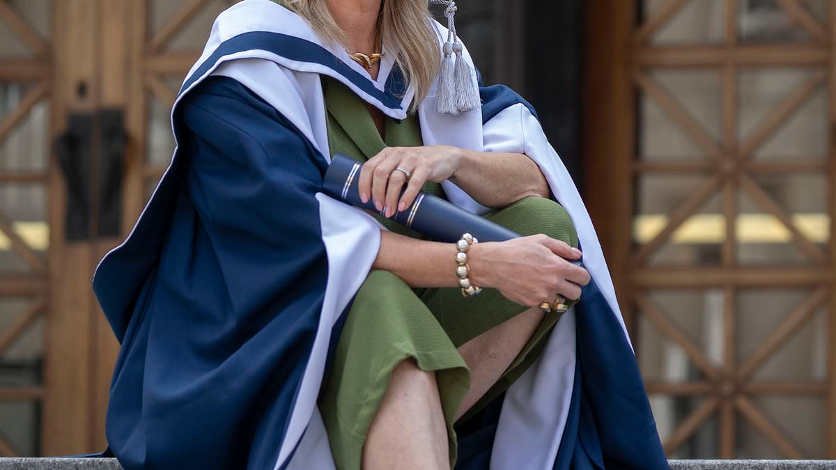 Degree of success as TV's Ashley Jensen is handed honour for contributions to the arts