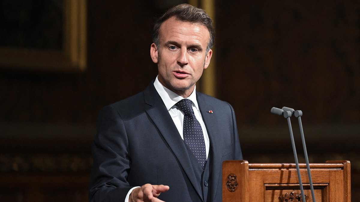 French president Emmanuel Macron claims France will adopt a 'firm' approach to the small boats crisis - but warns MPs that the UK makes it too easy for migrants to build a new life