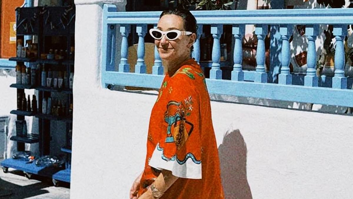 Zoë Foster Blake wears 'controversial' outfit on holiday in Mykonos as she soaks up the sun and pens next novel