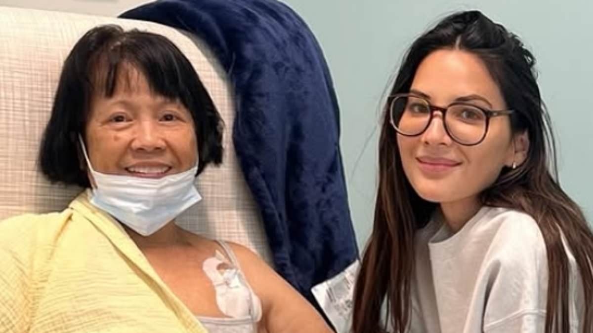 Olivia Munn reveals her mother has breast cancer two years after she herself battled the illness