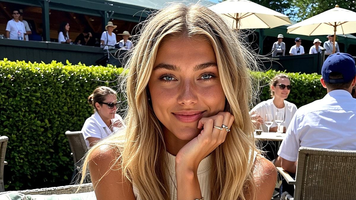 Stunning influencer's Instagram posts go viral at Wimbledon - but she's AI