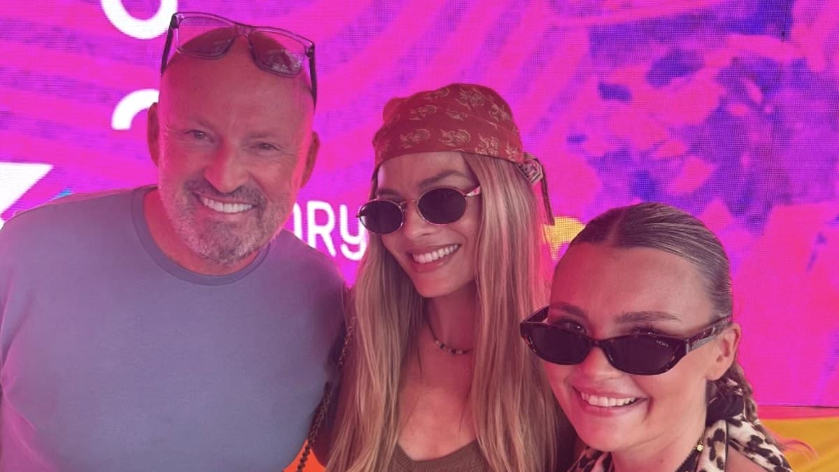 Margot Robbie looks as stylish as ever as she parties and drinks shots at Ibiza's iconic O Beach - weeks after heading to Glastonbury Festival