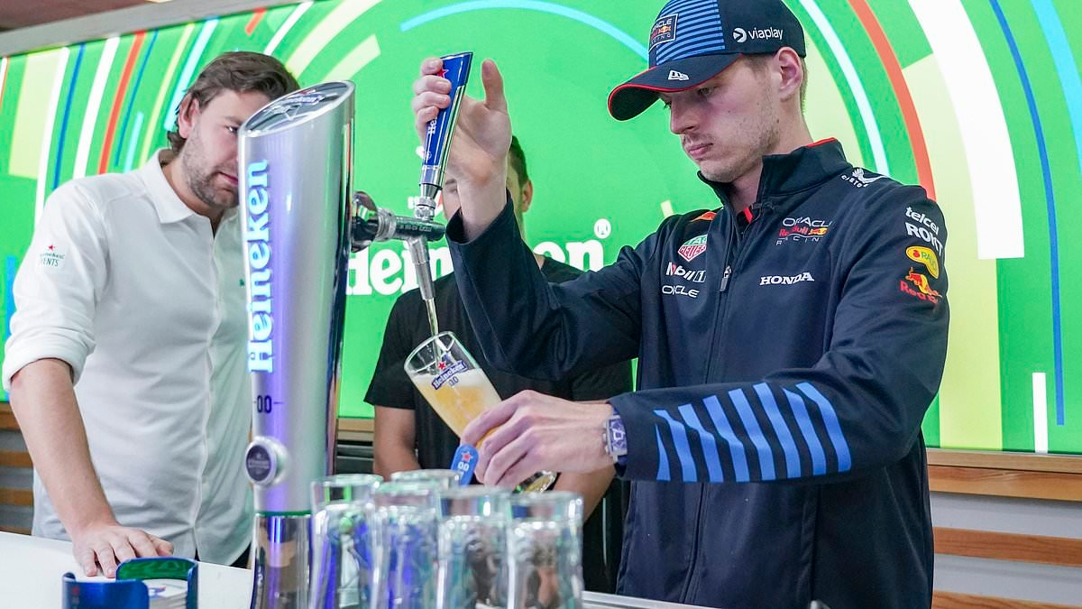 Are sports fans ditching booze? New research shows F1 followers now shun the traditional champagne showers for zero-alcohol beers