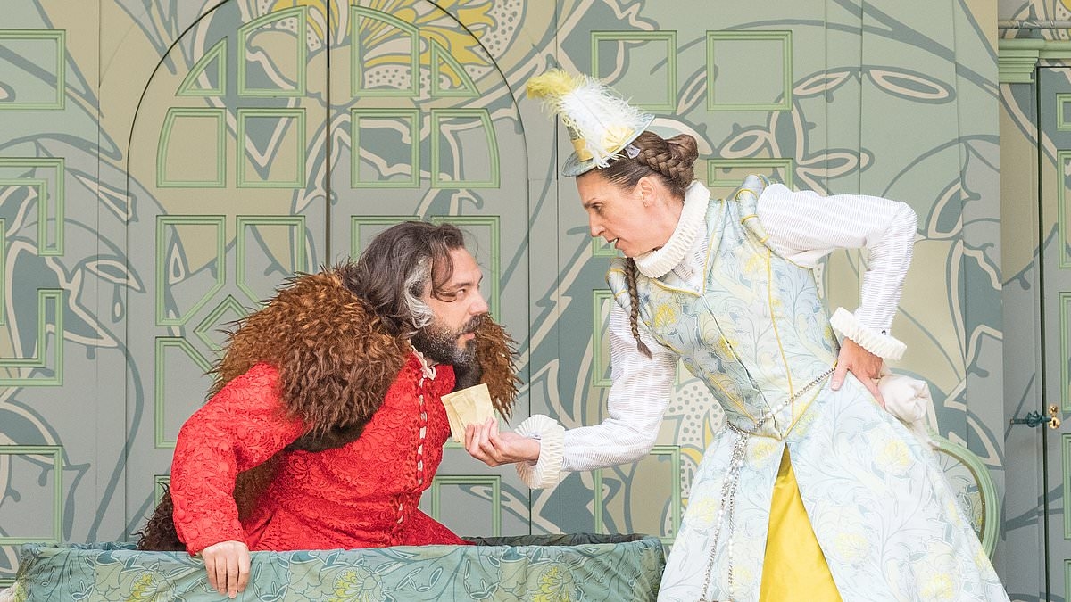Globe's slimline Falstaff is a half-fat hero, in a Merry Wives Of Windsor that's not quite merry enough