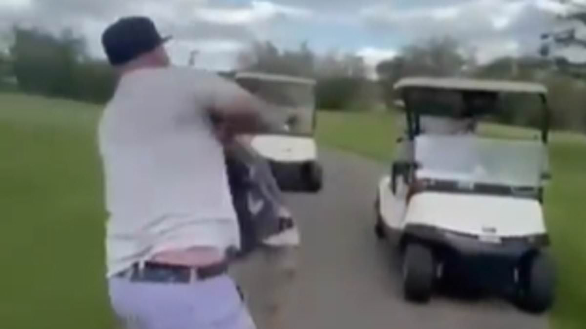 Police release verdict on brutal golf brawl involving ex-hockey star who punched rival and threw him into lake