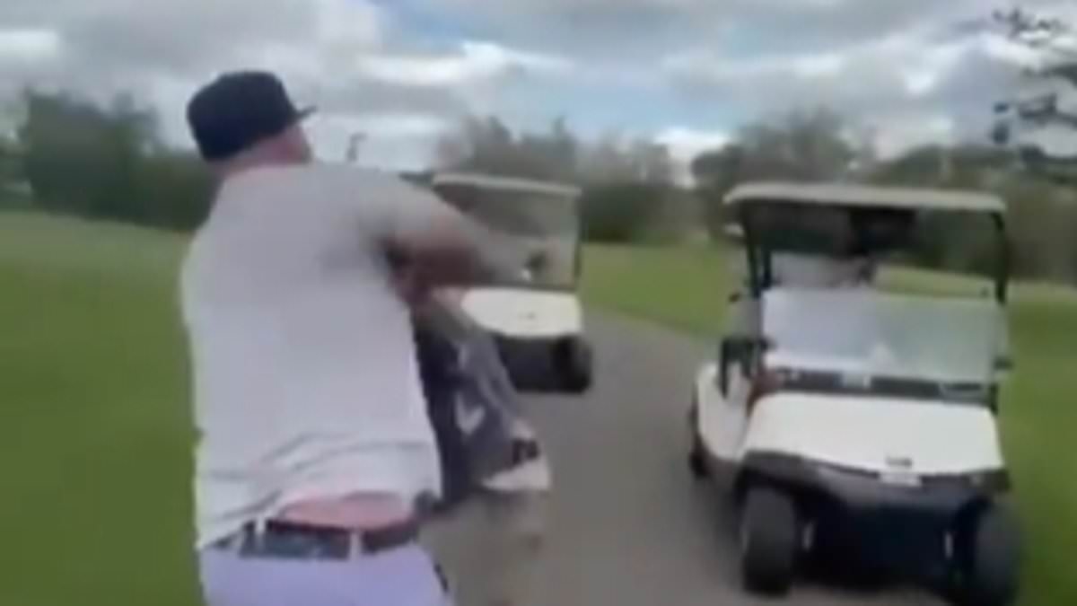 Victim of brutal golf fight finally breaks silence after being punched and thrown into lake by ex-hockey star