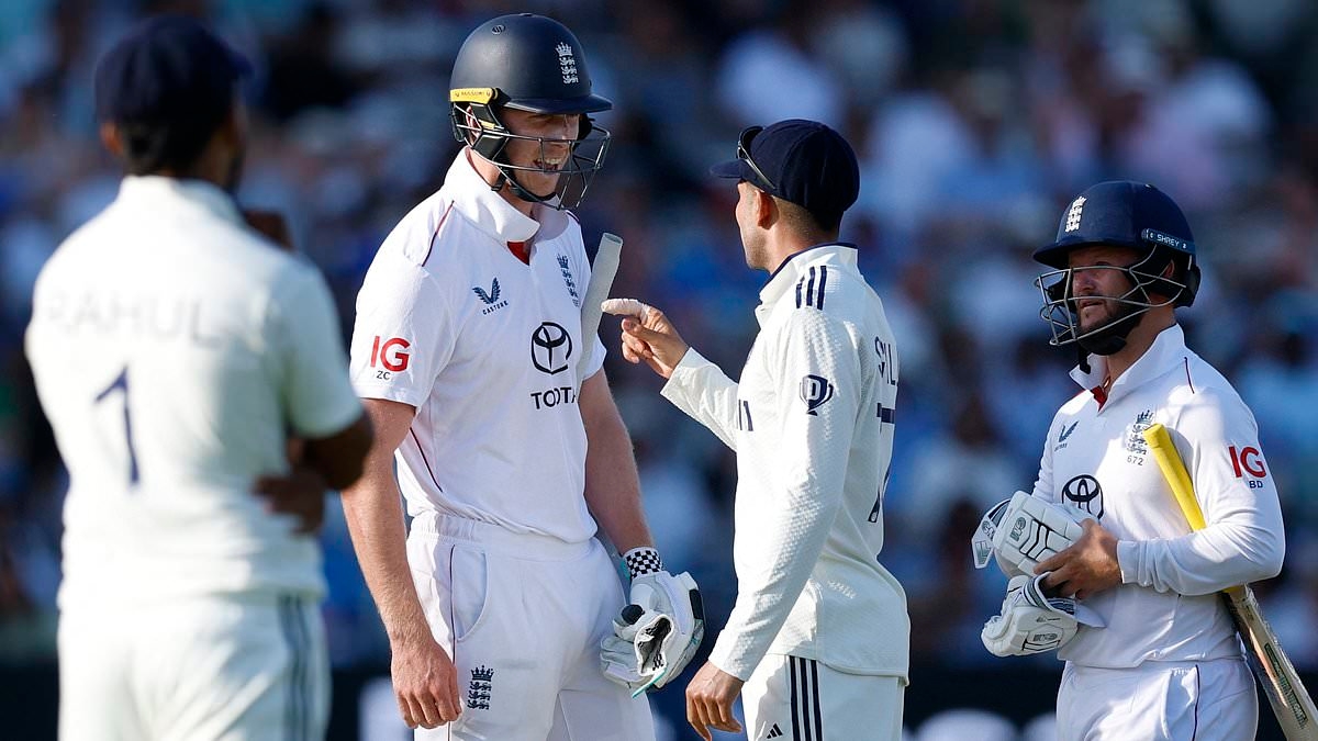 Cricket hits boiling point at Lord's - as furious India captain Shubman Gill sends four-word X-rated message to England's Zak Crawley