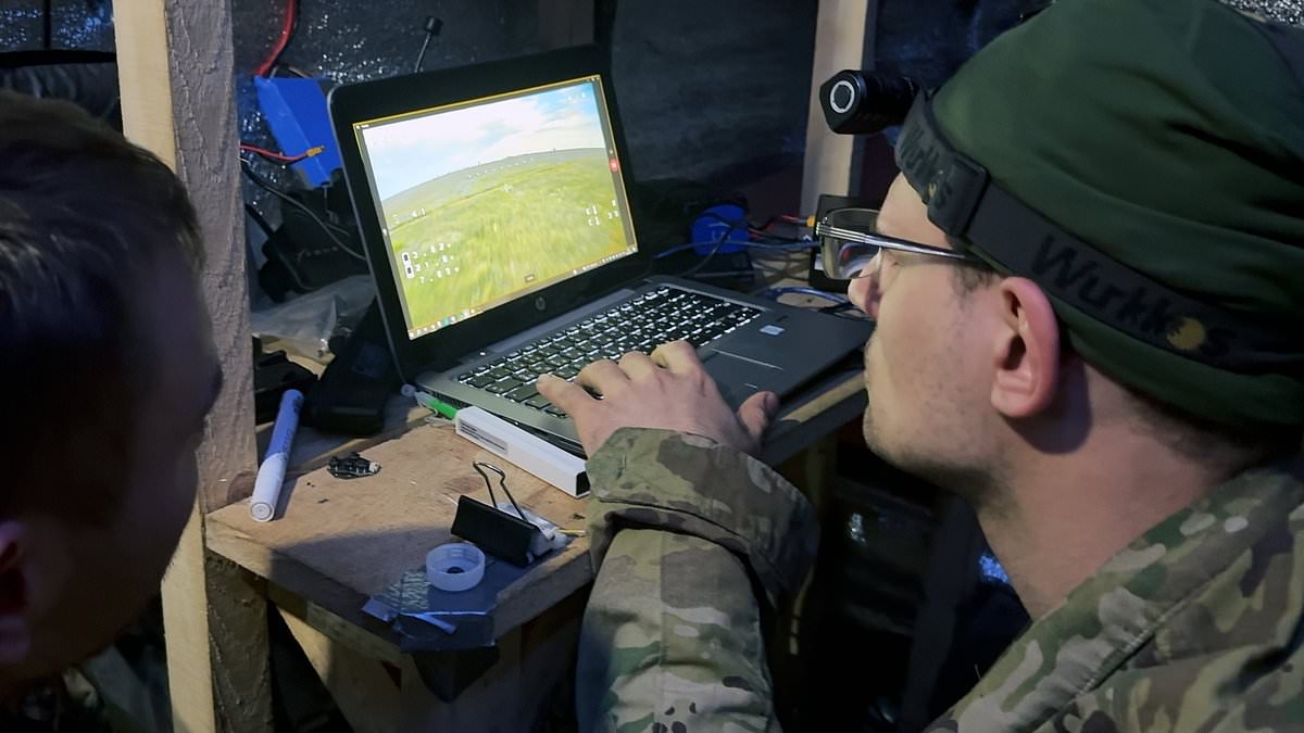 EXCLUSIVE In a secret dugout by the Russian frontline, RICHARD PENDLEBURY is the first journalist to see the deadly power of a new kamikaze weapon changing the face of warfare