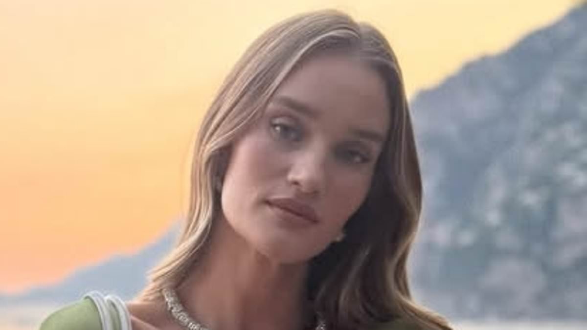 Braless Rosie Huntington-Whiteley shows off her supermodel figure in a series of stylish holiday looks on Positano getaway with Jason Statham