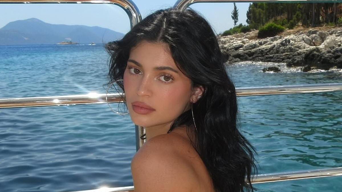 Kylie Jenner dances on yacht with 'bestie for life' Stormi in plush robes and turban towels