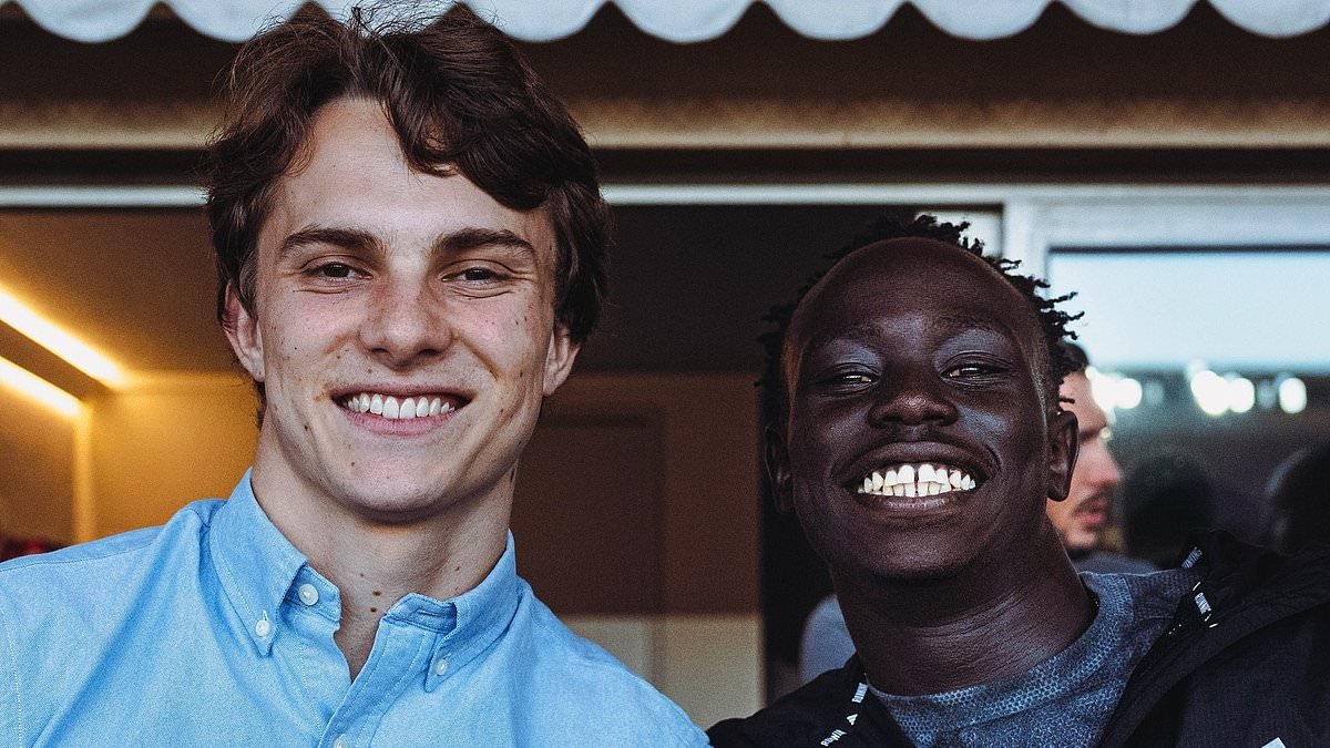 The 'two fastest men in Australia' team up in Monaco as Oscar Piastri pops in to support Gout Gout at athletics royalty - and gets a brush with royalty