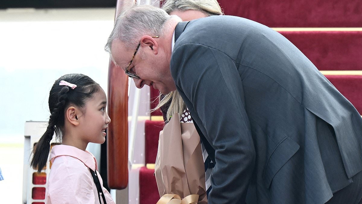 PETER VAN ONSELEN: Albo is told to commit 'diplomatic suicide' and say the unthinkable moments after landing in China