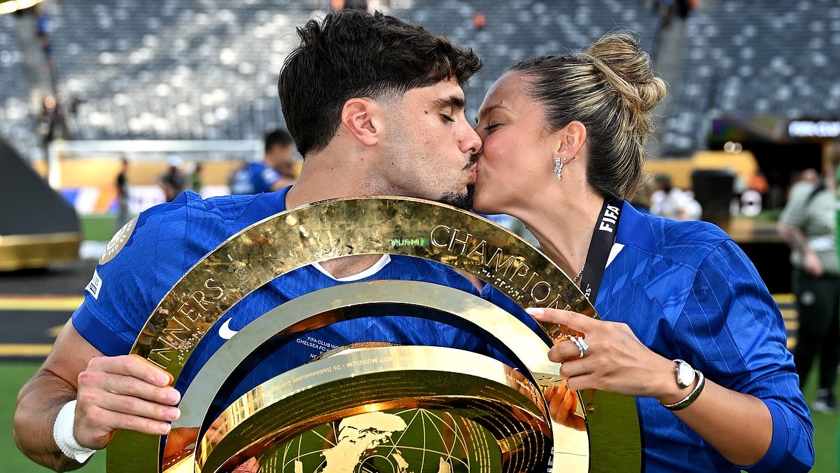 Chelsea stars are joined by WAGs in post Club World Cup final celebrations in New York - after Blues stunned PSG to end 11-month campaign in style