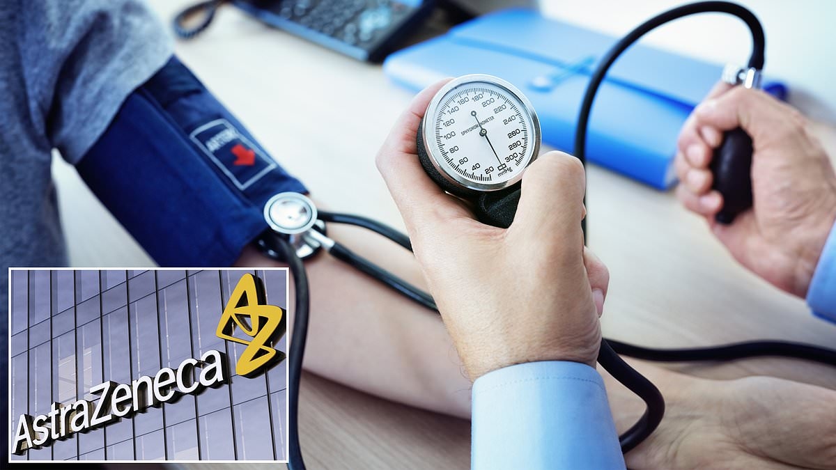 Boost for AstraZeneca after successful trial of experimental blood pressure drug