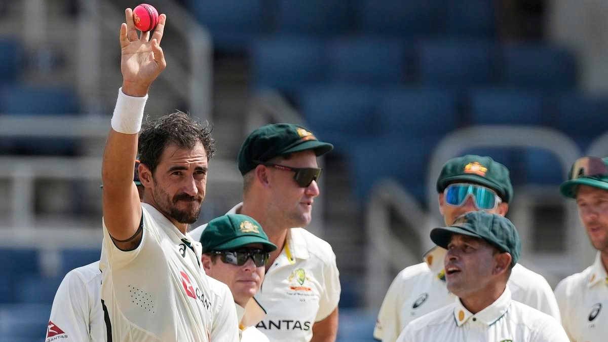 Insanity in the West Indies as Australia win one of the wildest Tests EVER played - and superstar Mitchell Starc sets a world record