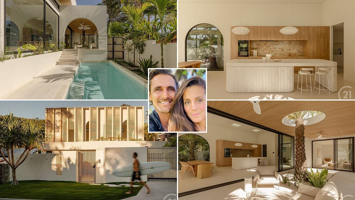Aussie singer and wellness influencer list stunning Sunshine Coast mansion styled with 'zen minimalism'