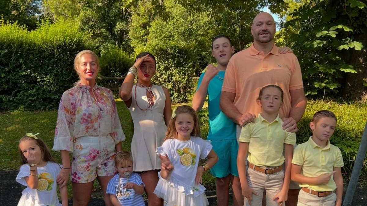 Tyson Fury shares snap with wife Paris and their seven children as they holiday on the Isle of Man Molly-Mae Hague and his brother Tommy