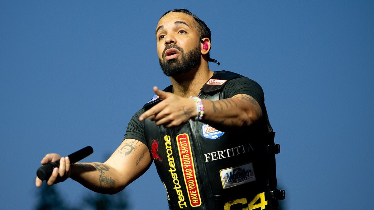 Inside Drake's star-studded Wireless afterparty with A-list celebs and OnlyFans star after fans were left disappointed with his 40-minute festival performance