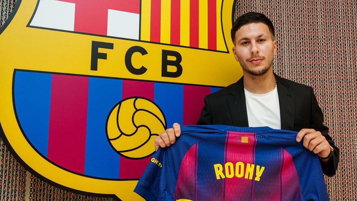 Barcelona complete signing of 'Swedish Messi' Roony Bardghji as Copenhagen teenager, 19, signs long-term deal