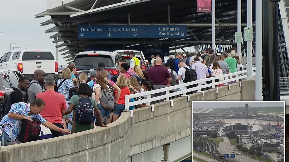 St Louis Airport has lines stretching out to FREEWAY after Seventh Day Adventist event caused travel chaos