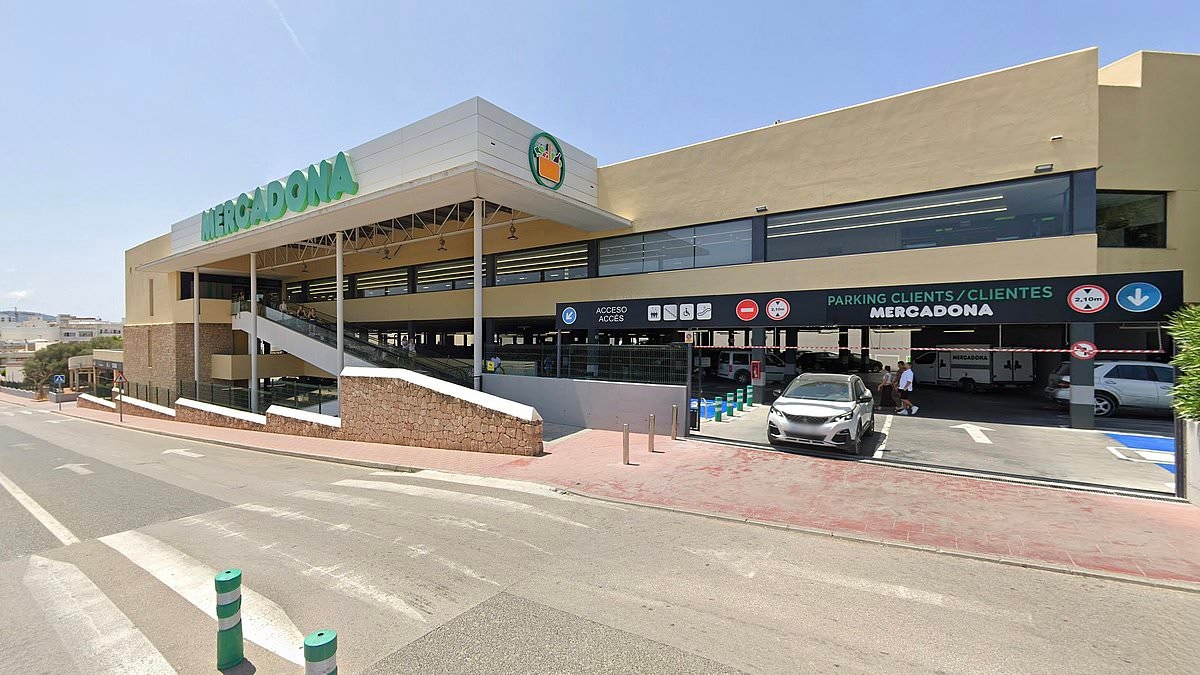 Brit, 25, dies after plunging from Ibiza supermarket carpark