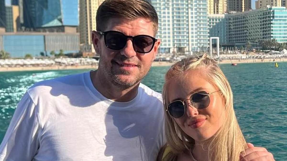 BREAKING NEWS Steven Gerrard becomes a grandfather as his daughter, Lilly, welcomes a baby girl with lrish gangster's son