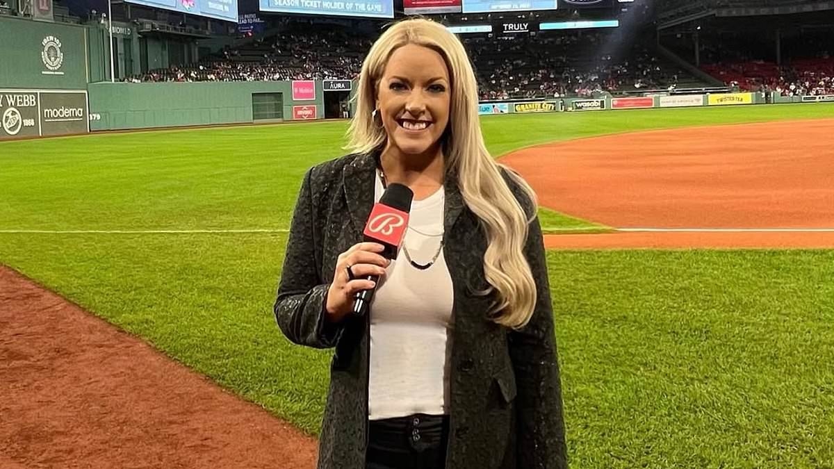 Glamorous TV reporter shows off shocking injuries after getting hit by ball during MLB game
