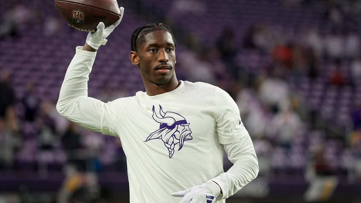 Vikings star Jordan Addison stands trial for DUI a year after cops 'found him sleeping behind wheel at LAX'