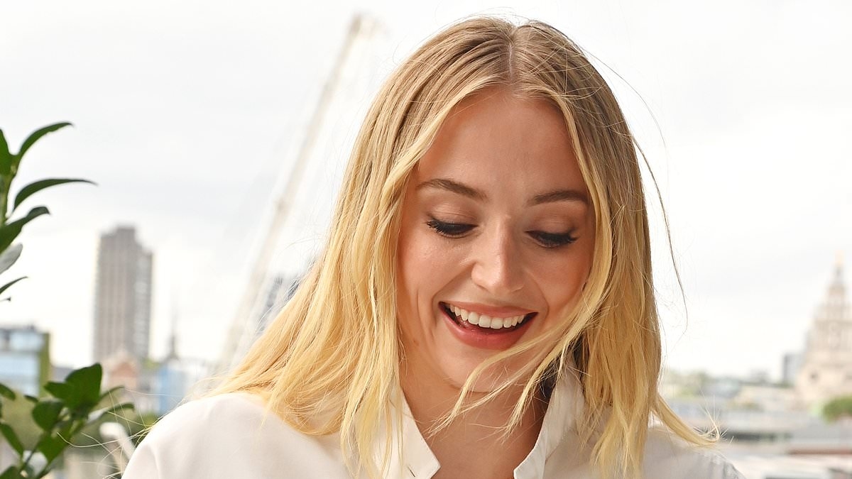 Sophie Turner oozes summer chic in a white shirt dress as she enjoys an evening out in London after rekindling romance with Peregrine Pearson