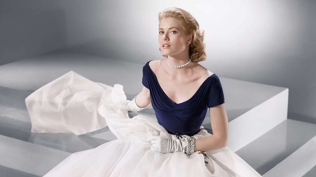 Grace Kelly's lookalike granddaughter, 27, stuns in replica of princess' 1954 Rear Window gown at charity ball