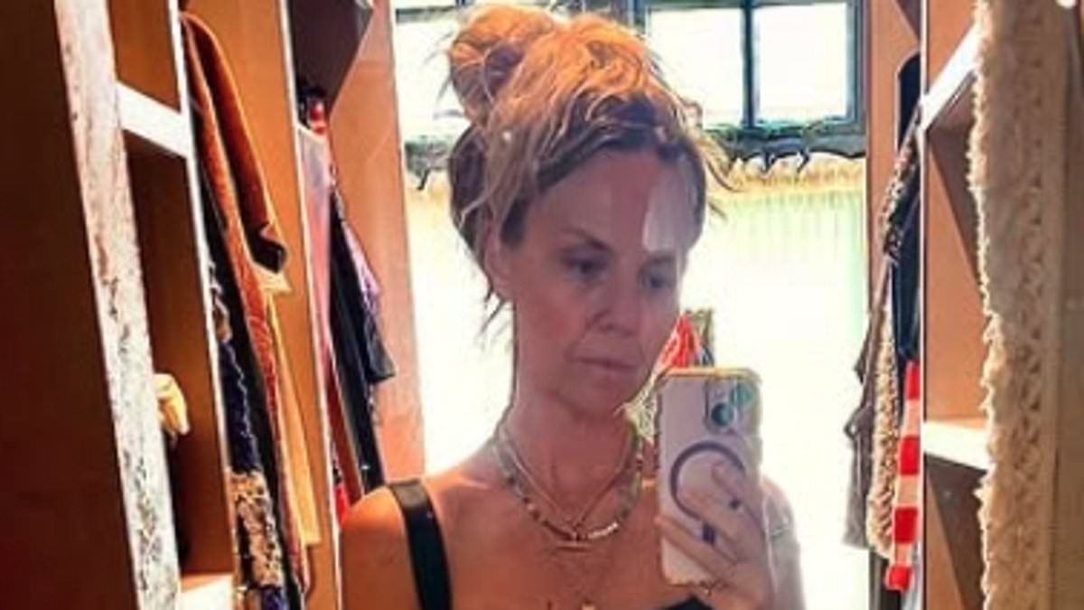 EastEnders star Charlie Brooks, 44, looks almost unrecognisable as she shows off incredible weight-loss while slipping back into skimpy mini dress she bought over two decades ago