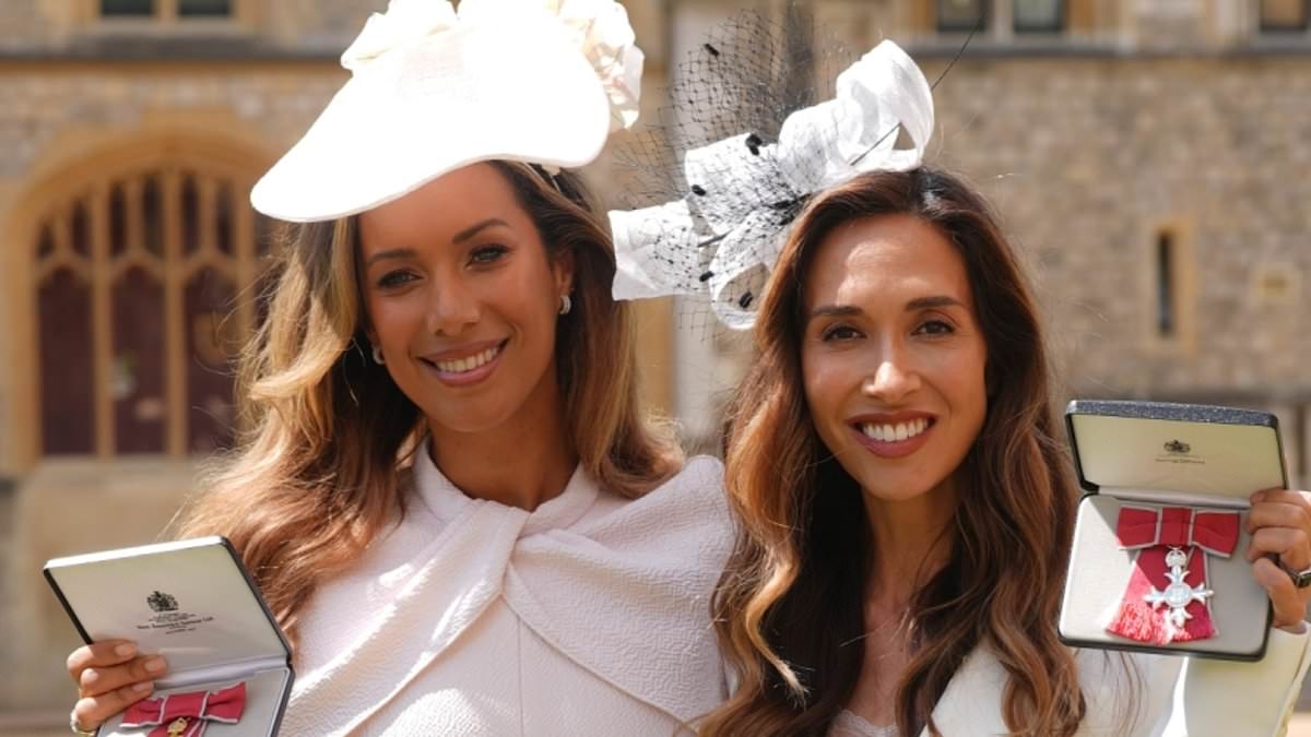 Leona Lewis and Myleene Klass receive honours from King Charles in investiture ceremony at Windsor Castle