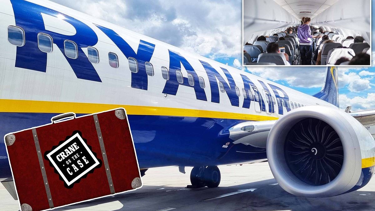 Why is Ryanair charging in pounds for items on a flight when the menu says euros? CRANE ON THE CASE