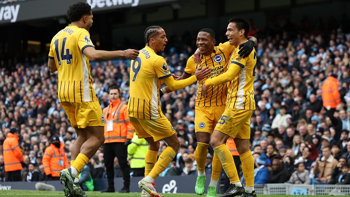 Man United 'hold talks with Brighton star's camp over a transfer as Red Devils look to bolster problem position - but face competition from AC Milan'